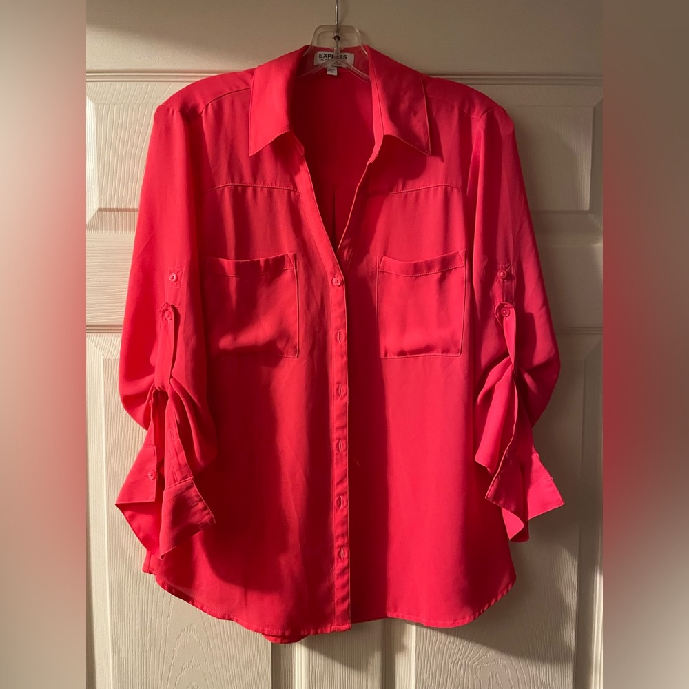 Express pink top